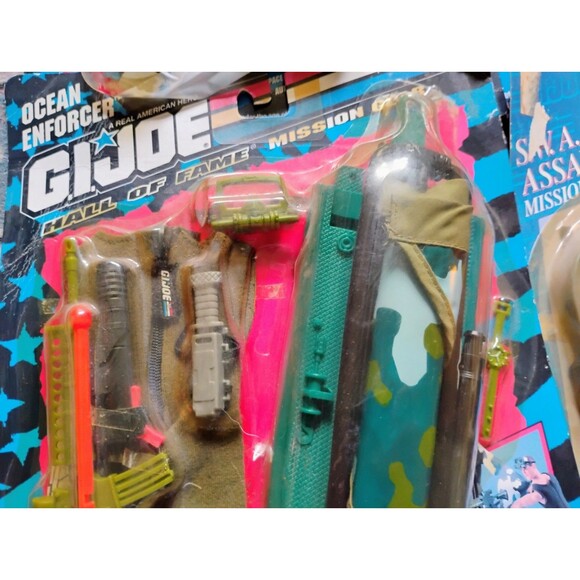 Lot Of 6 Vintage GI Joe Hall Of Fame Mission Gear 1993 Kid Dimensions Products - Picture 12 of 16